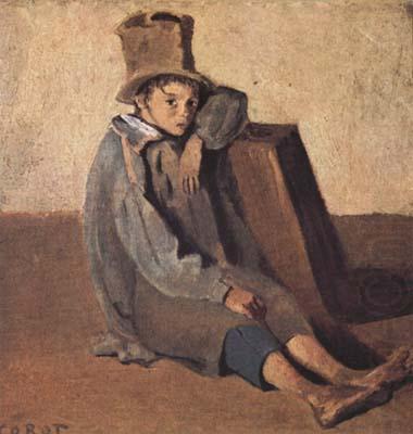Jean Baptiste Camille  Corot L'enfant au chapeau haut de forme (mk11) china oil painting image